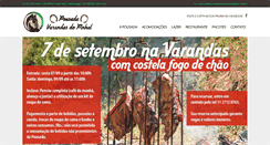 Desktop Screenshot of pousadavarandasdopinhal.com.br